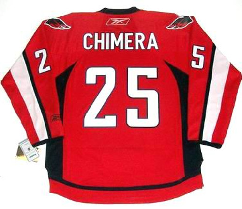 JASON CHIMERA Washington Capitals 2010 REEBOK Throwback NHL Hockey Jersey