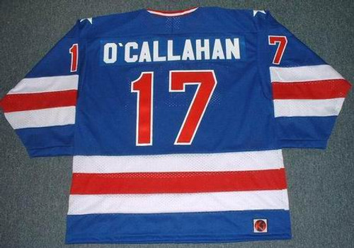 JACK O'CALLAHAN 1980 USA Olympic Away Hockey Jersey