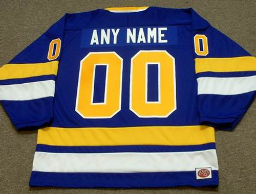 MINNESOTA FIGHTING SAINTS 1970's WHA Throwback Jersey Customized "Any Name & Number(s)"