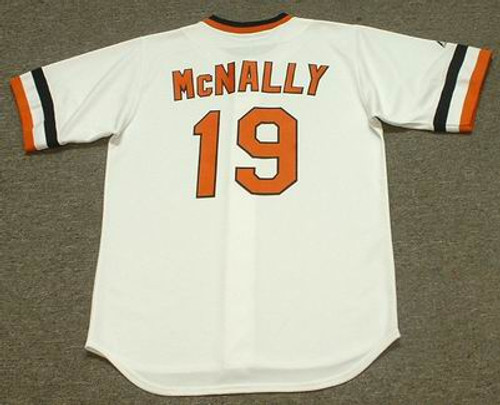 DAVE McNALLY Baltimore Orioles 1974 Majestic Cooperstown Throwback Baseball Jersey