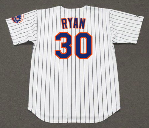 Nolan Ryan Signed Mets Throwback 100th Anniversary Jersey (JSA COA) (See  Description)