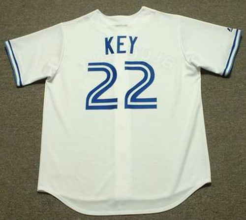 MAJESTIC  JIMMY KEY Toronto Blue Jays 1987 Cooperstown Baseball Jersey