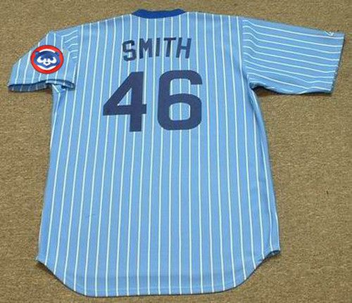 LEE SMITH Chicago Cubs 1981 Majestic Cooperstown Throwback Baseball Jersey