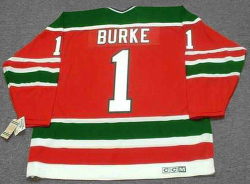 SEAN BURKE New Jersey Devils 1988 CCM Vintage Throwback NHL Hockey Jersey