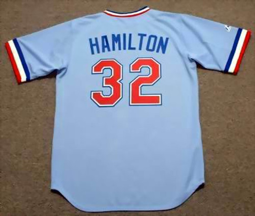 JOSH HAMILTON Texas Rangers 1980's Majestic Cooperstown Throwback Baseball Jersey