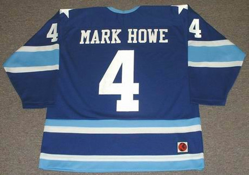 MARK HOWE Houston Aeros 1974 WHA Throwback Hockey Jersey