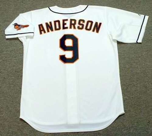 BRADY ANDERSON Baltimore Orioles 1996 Majestic Throwback Baseball Jersey