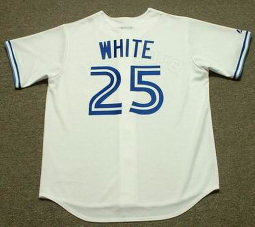 DEVON WHITE Toronto Blue Jays 1993 Majestic Throwback Home Baseball Jersey - BACK