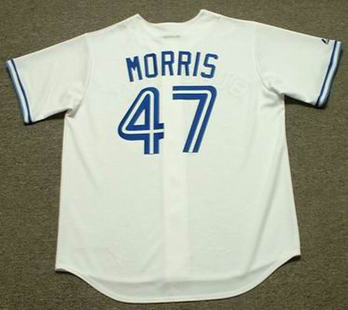 JACK MORRIS Toronto Blue Jays 1992 Majestic Cooperstown Home Baseball Jersey