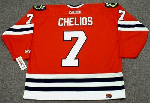 Mitchell & Ness Blue Line Chris Chelios Chicago Blackhawks 1991 Jersey