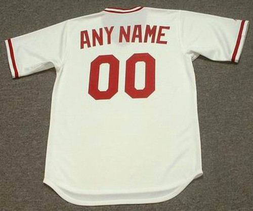 CINCINNATI REDS 1970's Majestic Cooperstown Home Jersey Customized "Any Name & Number(s)"