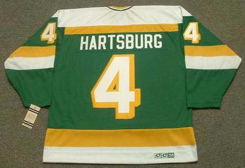 CRAIG HARTSBURG Minnesota North Stars Jersey 1981 CCM Vintage Throwback NHL - BACK