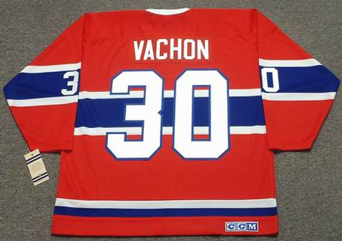 ROGIE VACHON Montreal Canadiens 1968 Home CCM Throwback NHL Hockey Jersey - BACK