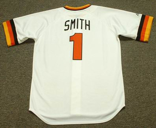 OZZIE SMITH San Diego Padres 1980 Majestic Cooperstown Throwback Home Baseball Jersey