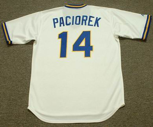 TOM PACIOREK Seattle Mariners 1979 Majestic Cooperstown Throwback Baseball Jersey