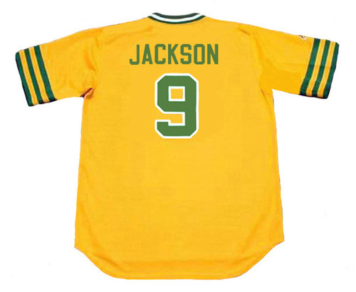 REGGIE JACKSON Oakland Athletics 1974 Majestic Cooperstown Throwback Jersey