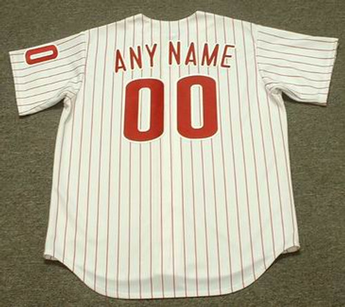 PHILADELPHIA PHILLIES Majestic Home Jersey Customized "Any Name & Number(s)"