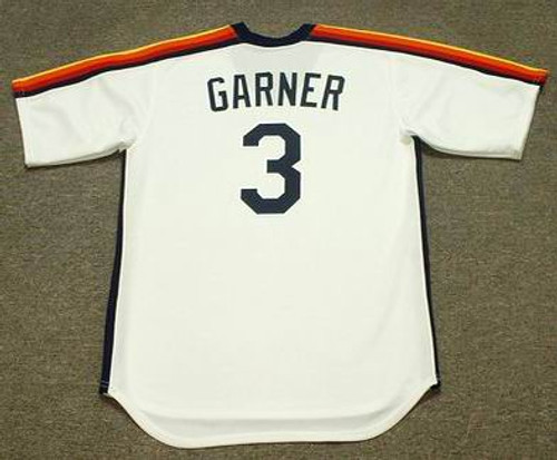 PHIL GARNER Houston Astros 1986 Majestic Cooperstown Throwback Baseball Jersey