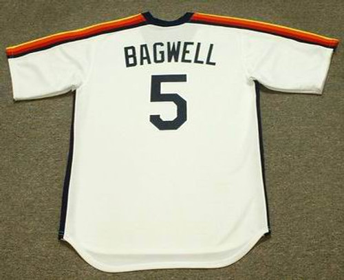 JEFF BAGWELL Houston Astros Majestic Cooperstown Throwback Baseball Jersey