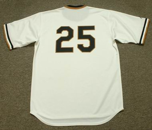 Blank Pittsburgh Pirates Throwback Jersey, Plain 86' Vintage V Neck