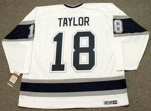 DAVE TAYLOR Los Angeles Kings 1993 Home CCM Throwback NHL Hockey Jersey - BACK