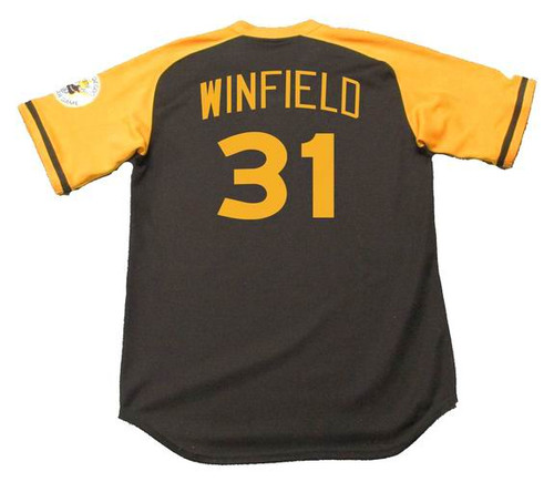 DAVE WINFIELD San Diego Padres 1978 Majestic Cooperstown Away Baseball Jersey
