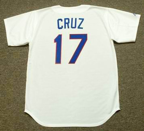 NELSON CRUZ Texas Rangers 1990's Home Majestic Throwback Baseball Jersey - BACK