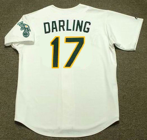RON CEY  Oakland Athletics 1987 Home Majestic Throwback Baseball Jersey