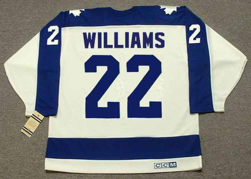 TIGER WILLIAMS Toronto Maple Leafs 1978 Home CCM Throwback Hockey Jersey