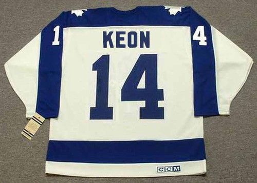 DAVE KEON Toronto Maple Leafs 1972 Home CCM Vintage Throwback NHL Hockey Jersey - BACK