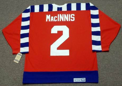 Al MacInnis 1992 Campbell All Star NHL Throwback Hockey Jersey - BACK