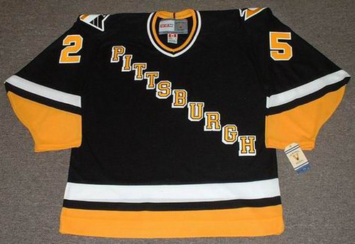 KEVIN STEVENS Pittsburgh Penguins 1994 CCM Vintage Throwback Away Hockey Jersey - BACK