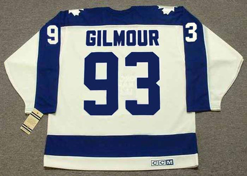 DOUG GILMOUR Toronto Maple Leafs 1992 Home CCM Throwback NHL Hockey Jersey - BACK