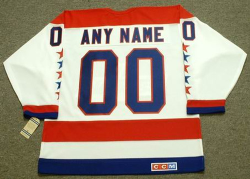 WASHINGTON CAPITALS 1980's CCM Vintage Home NHL Jersey Customized "Any Name & Number(s)"