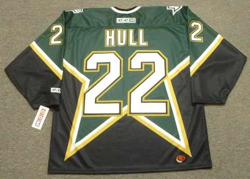 Brett Hull 1999 Dallas Stars CCM Away NHL Throwback Hockey Jersey - BACK