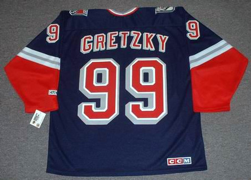 WAYNE GRETZKY | New York Rangers 1999 CCM Vintage Throwback Jersey