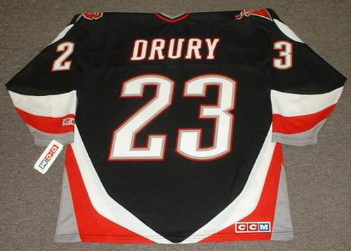 CHRIS DRURY 2005 Home CCM Vintage NHL Buffalo Sabres Hockey Jersey - BACK