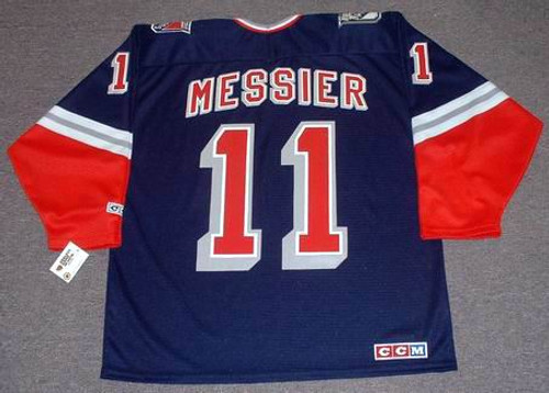 MARK MESSIER New York Rangers 1996 CCM Throwback Alternate NHL Jersey