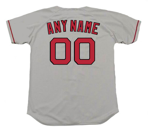 BOSTON RED SOX 1990's Away Majestic Throwback Personalized MLB Jerseys - BACK