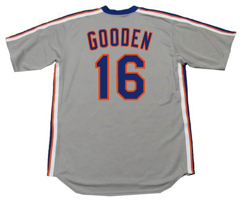 Dwight Gooden 1986 New York Mets Men's Alternate Blue 25th Cooperstown  Jersey