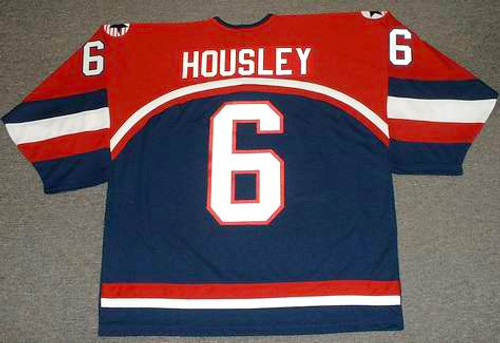 PHIL HOUSLEY 2002 USA Nike Olympic Throwback Hockey Jersey
