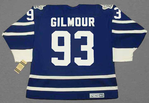 DOUG GILMOUR Toronto Maple Leafs 1995 Away CCM Throwback NHL Hockey Jersey - BACK