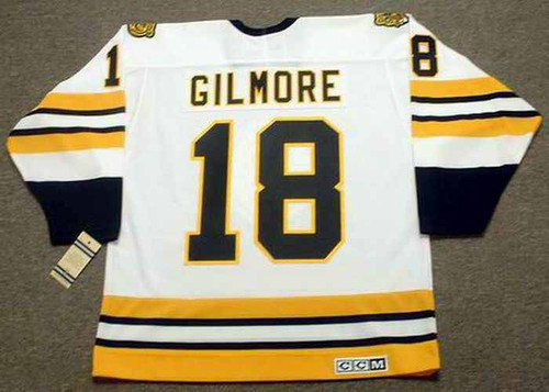 HAPPY GILMORE Boston Bruins 1990's CCM Vintage White Hockey Jersey - BACK