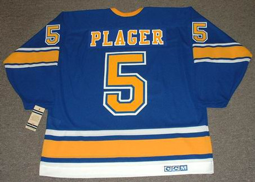 BOB PLAGER St. Louis Blues 1967 CCM Throwback NHL Hockey Jersey