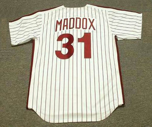 Garry Maddox Youth Philadelphia Phillies Alternate Jersey - Black