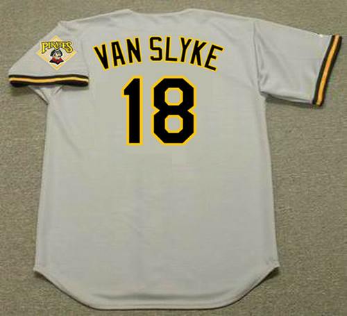 Andy Van Slyke Signed St Louis Blue Baseball Jersey JSA 