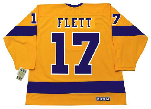 BILL FLETT Los Angeles Kings 1970 CCM Throwback Home NHL Jersey