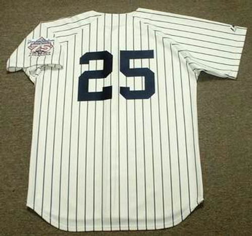 JOE GIRARDI New York Yankees 1998 Majestic Cooperstown Home Jersey