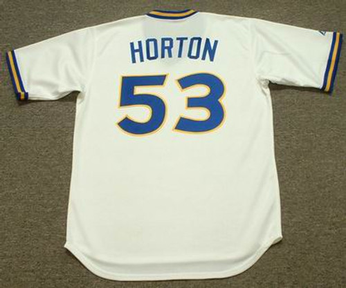 WILLIE HORTON Seattle Mariners 1979 Majestic Cooperstown Baseball Jersey