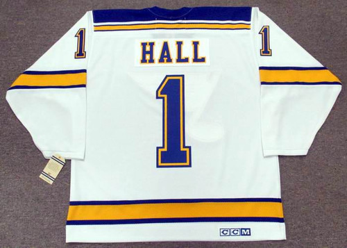 GLENN HALL St. Louis Blues 1967 CCM Vintage Throwback Away NHL Hockey Jersey